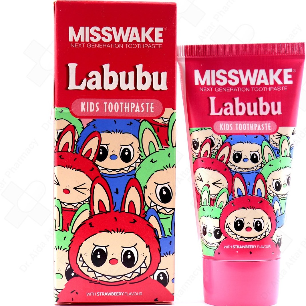 خمیردندان کودک دخترانه لبوبو میسویک حجم ۵۰ میلی لیتر